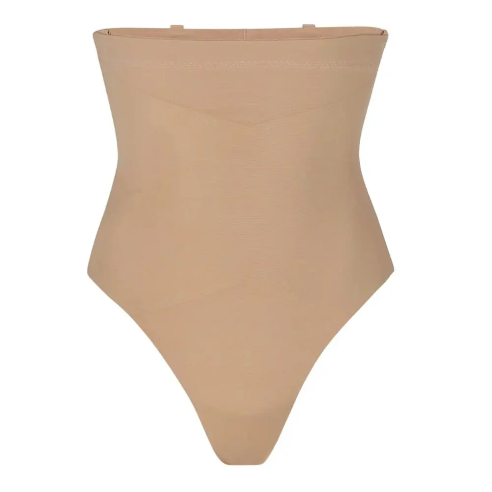 Honeylove SuperPower Thong Bridal Event High Waist Tummy Control NWT Sand XL
